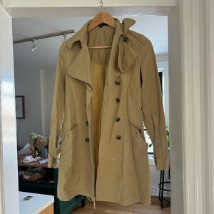 Theory Beige trench